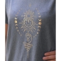 Preview: The Spirit of OM Shirt women blue-melange-gold