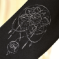 Preview: The Spirit of OM Langarm-Shirt Chakra-Flower, schwarz