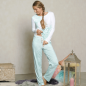 Preview: Pyjama-Hose mint, 100% Baumwolle