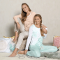 Preview: Pyjama-Hose mint, 100% Baumwolle