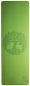 Preview: Berk Yogamatte TPE ecofriendly - hellgrün / grau mit Baum des Lebens