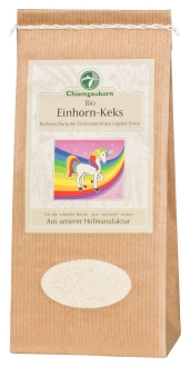 Bio Einhorn-Kekse, Vollkorn-Backmischung, 270 g / 1 kg - mit deutschem Bio-Einkorn