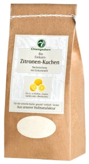 Bio Einkorn Zitronenkuchen, Backmischung 450 g - Urgetreide aus deutscher Ernte