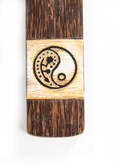 Yin Yang - Holzhalter Africa Style, ca. 26 cm