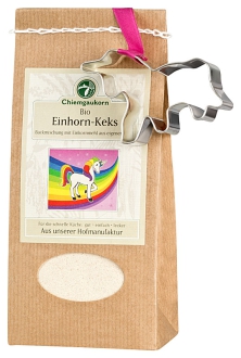 Bio Einhorn-Kekse, Vollkorn-Backmischung mit Ausstecher, 270 g - mit deutschem Bio-Einkorn