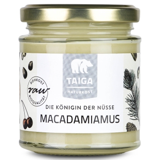Bio Macadamia-Mus 190 g, Rohkostqualität
