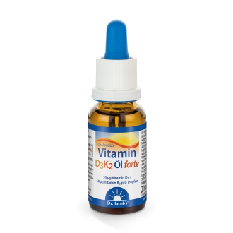 Dr. Jacob's Vitamin D3K2 Öl forte 20 ml, hochdosiert
