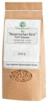 Bio Perl-Emmer (Bayrischer Reis) 500 g, deutsche Ernte