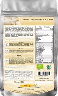 Gekeimtes Quinoa Pulver, 250 g, Bio, Rohkostqualität