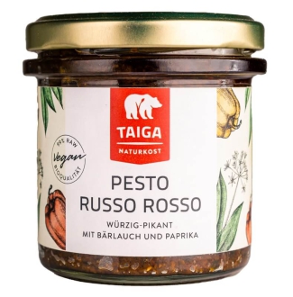 Bio Pesto Russo Rosso 165 ml, Rohkostqualität