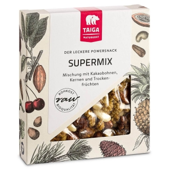 Bio Supermix "Taiga" 80 g, Frucht-Nuß-Mischung in Rohkostqualität