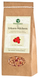 Bio Urkorn-Milchreis - "Himbeere" 200 g - Koch-Mischung mit Urgetreide aus deutscher Landwirtschaft