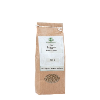 Bio Roggen, ganzes Korn, 1 kg