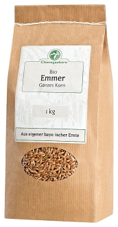 Bio Emmer 1 kg, ganzes Korn - deutsche Ernte