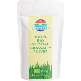 Bio Gerstengrassaftpulver von BLUEGREEN, 100 g
