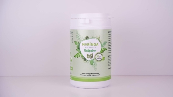 Premium Moringa Blattpulver, 120 g, Rohkostqualität