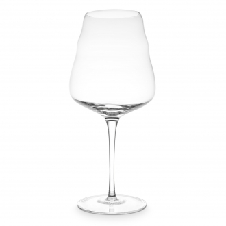 Calix Rotweinglas 0,5 l. Durch die sanfte wellige Linienführung des Designs wird das Weinglas zu einem außergewöhnlichen Originalstück. Das Rotweinglas Calix ist in seiner sanften Formgebung für viele Weinsorten geeignet. Die Blume des Lebens ist auf dem
