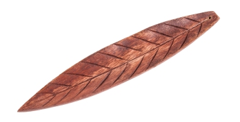 Räucherstäbchen-Halter aus Holz " brown Leaf "