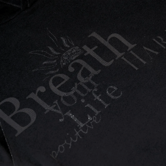 The Spirit of OM Hoodie Breath schwarz