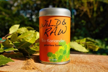 Wild & Raw Bio Koriander 50 g, gemahlen