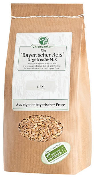 Bio Urgetreide-Mix, poliertes Korn 1 kg - deutsche Ernte