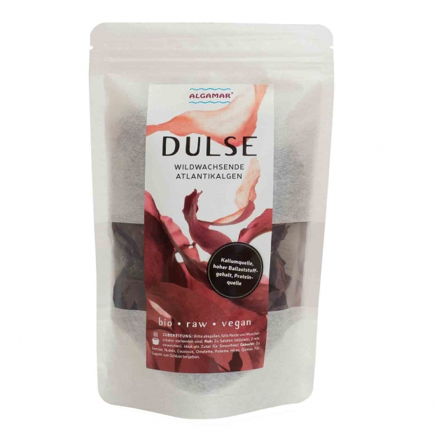 Bio Dulse, roh und vegan, 25 g.