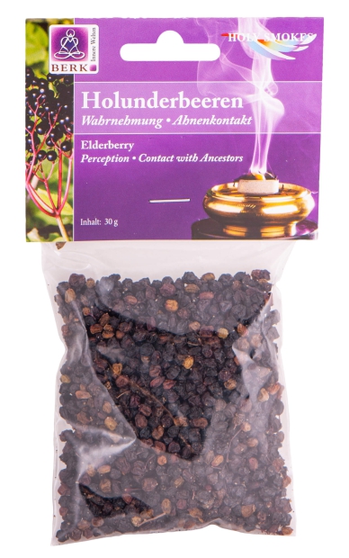 Holunderbeeren 30g - Räucherwerk in Tüten