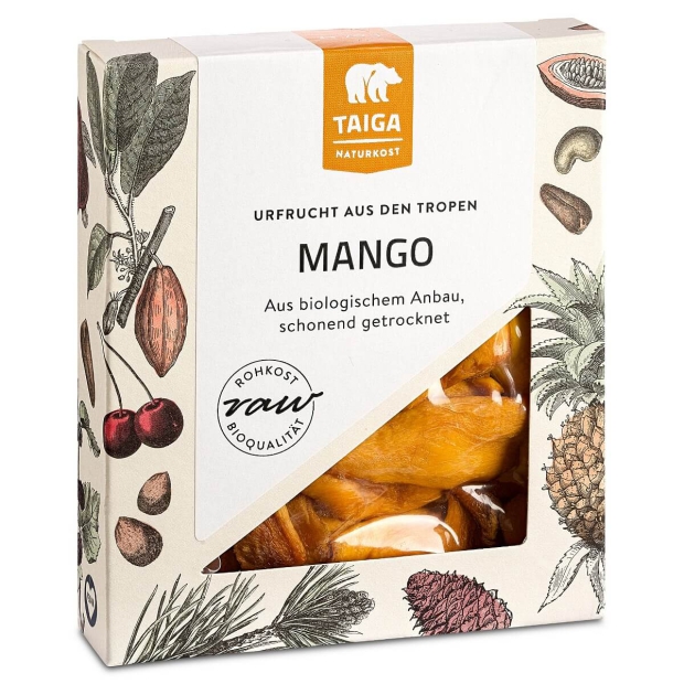 Bio Mangostücke, getrocknet, Rohkostqualität, 70 g