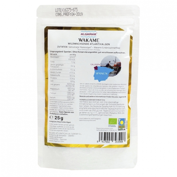 Bio Wakame Algen 100 g