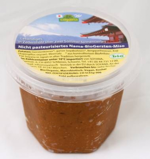 Nama Bio Gersten-Miso 250 g, nicht pasteurisiert