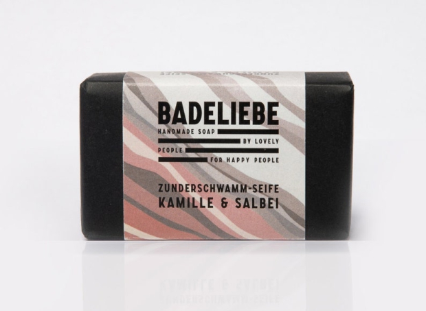 Zunderschwamm-Seife BADELIEBE, 115 g
